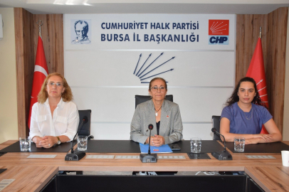 CHP Bursa İl Kadın Kolları'ndan kadın cinayetlerine tepki