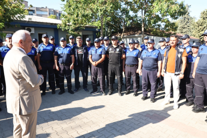 Bursa Nilüfer'de Başkan Özdemir Zabıta Teşkilatı ile buluştu