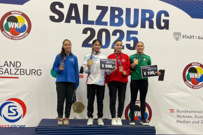 Milli karateci Avusturya’dan gümüş madalyayla döndü