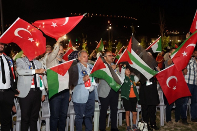 Kayseri'de vicdanlar Gazze için buluştu