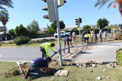 Antalya Manavgat’ta sinyalizasyon yenileme hamlesi