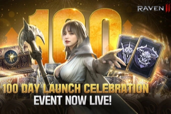 Netmarble, Brutal Dark Fantasy MMORPG Raven2'nin küresel olarak erişilmesinin 100. gününü festival etkinlikleriyle kutluyor