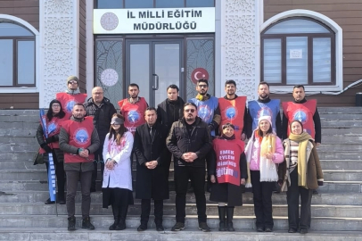 Okuldaki cinayete Eğitim-İş Ağrı Şubesi’nden sert tepki!