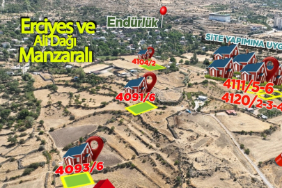 Kayseri Talas'ta villa fırsatı