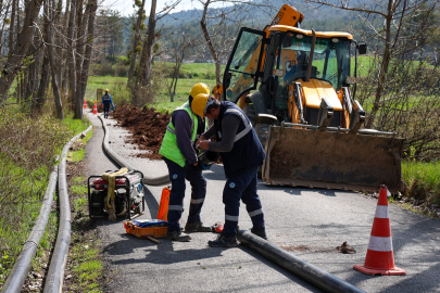 Sakarya Taraklı’da kaliteli su için yeni hat çalışması