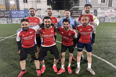 Ağrı'da kurumlarar arası bol gollü galibiyet