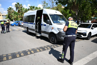 Mersin’de okul servislerine sıkı denetim