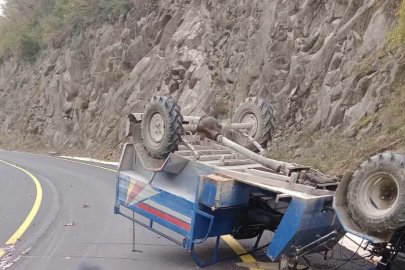 Düzce’de patpat devrildi: 1 ölü